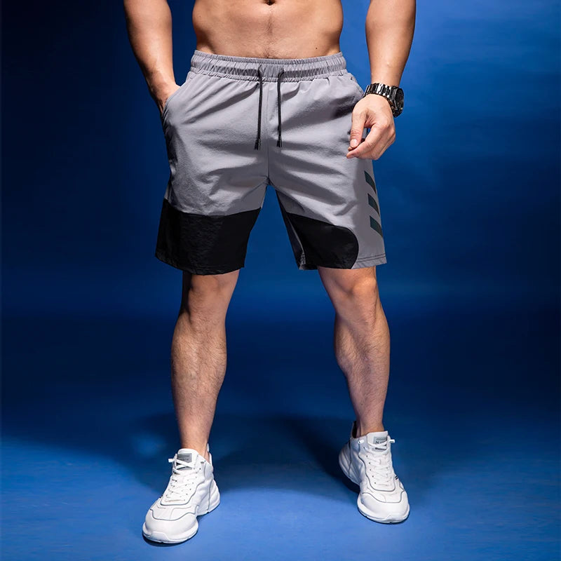 Men's Quick-Dry Gym Sports Shorts – Breathable Fitness & Basketball Training Workout Pants
