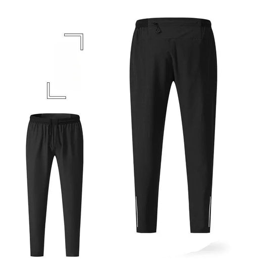 Men’s Fitness Jogger Sweatpants with Zipper Pockets