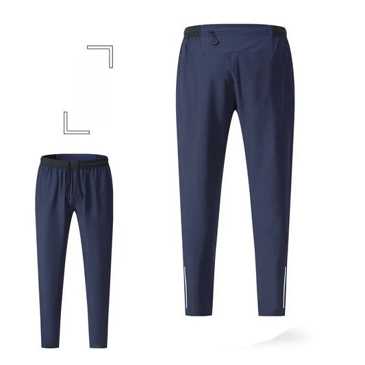 Men’s Fitness Jogger Sweatpants with Zipper Pockets