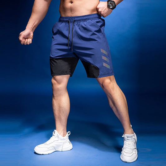 Men's Quick-Dry Gym Sports Shorts – Breathable Fitness & Basketball Training Workout Pants